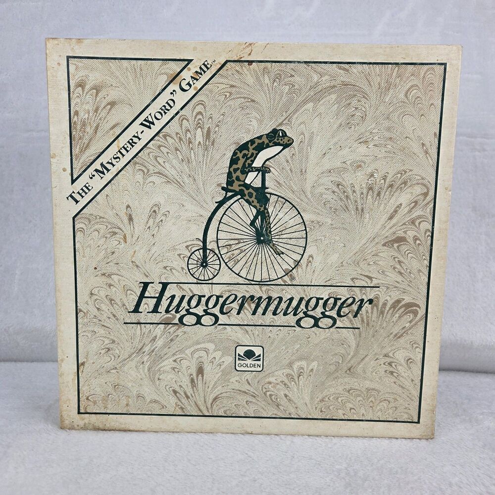 1989 Huggermugger Mystery‎ Word Game Golden Complete Vintage Party Game